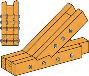Bulldog-puunsitojalevyt on valmistettu EN92:n mukaisesti. Käytettäessä yksipuolisia puunsitojalevyjä sisemmän reiän halkaisijan on vastattava pultin halkaisijaa.