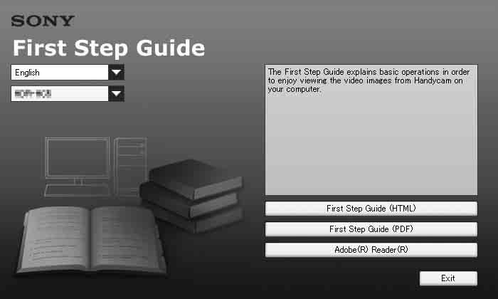 First Step Guide (Aloitusohje) -tiedoston ja ohjelmiston asentaminen (DCR-HC53E/54E) (Jatkuu) Jos ikkuna ei tule näyttöön 1 Napsauta [Start ] ja napsauta sitten [My Computer ].