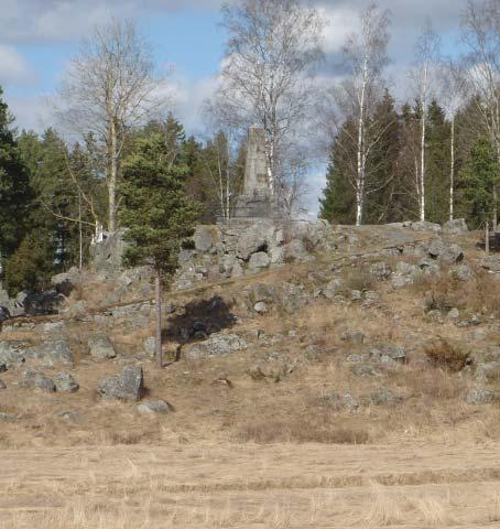Tärkeimmät muistomerkit, jotka sijaitsevat Taistelutantereentien varressa ovat Suomen sodan muistomerkki, Minnesstod sekä Lotta Svärdin kivi.