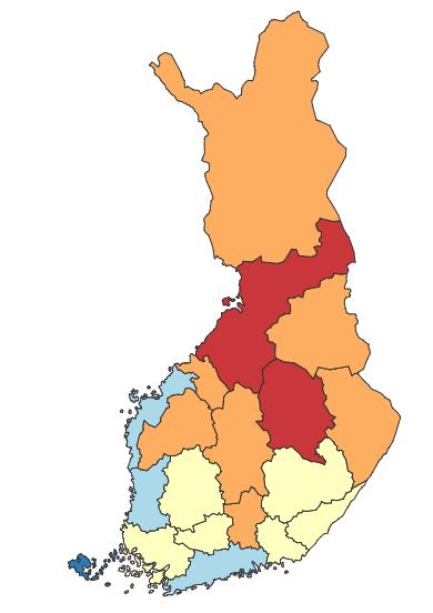 Raahe Siikajoki Utajärvi Taivalkoski Haapavesi