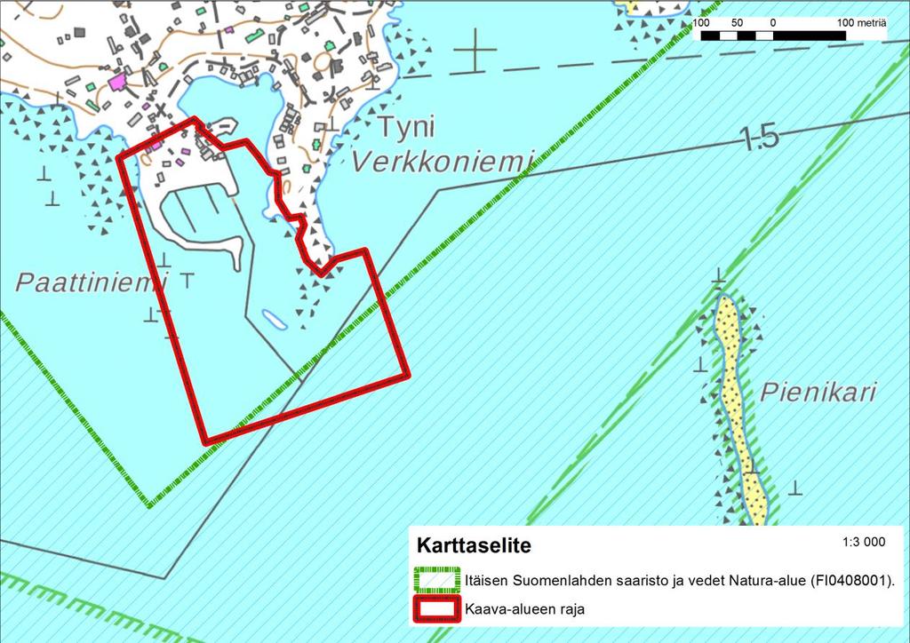 FCG SUUNNITTELU JA TEKNIIKKA OY Natura-tarvearviointi 1 (19) Kaunissaaren asemakaavan muutos sataman alueella 1 Johdanto Pyhtään Kaunissaaren satama-alueen osalle ollaan muuttamassa asemakaavaa.