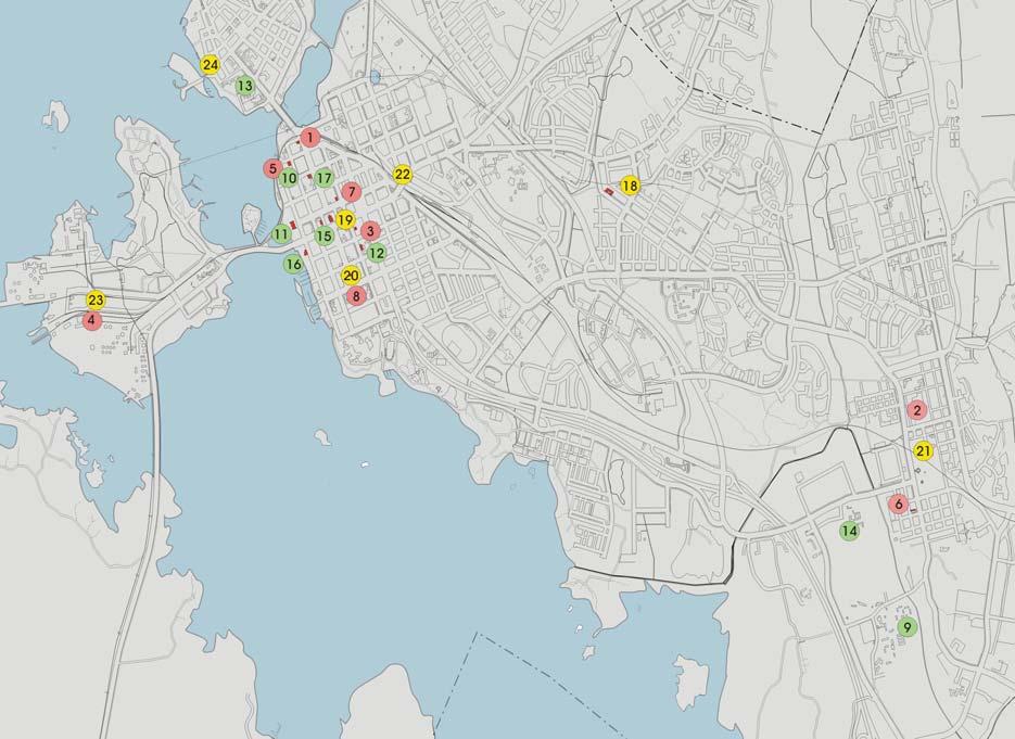 5.4 VALTION PÄÄTÖKSIN SUOJELLUT RAKENNUKSET Rakennussuojelulain 1 :n mukaan kansallisen kulttuuriperinnön säilyttämiseksi suojellaan kulttuurikehitykseen tai historiaan liittyviä rakennuksia,