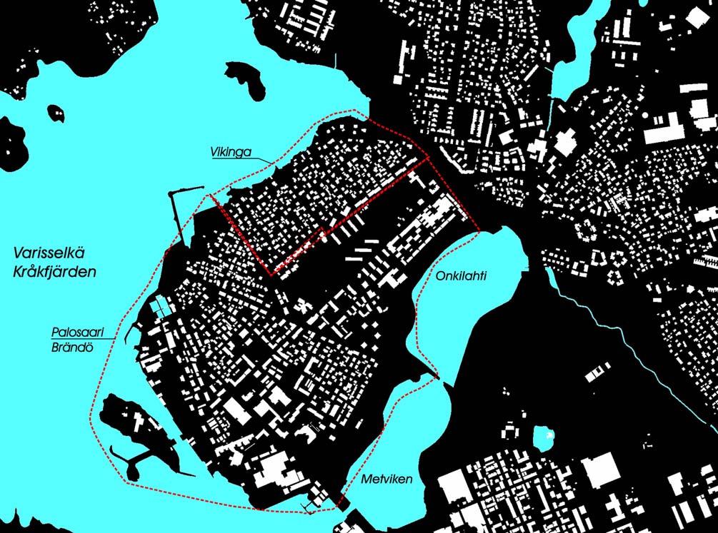 3.3 ASUNTOALUEIDEN KEHITYS VAASAN KAUPUNKI - KULTTUURIYMPÄRISTÖSELVITYS Palosaari ja Mansikkasaari, rakennuskanta 2008. 3.3.1 Palosaari (Palosaaren kampuksen ja salmen kulttuuriympäristöselvitys 2008, Arkkitehtuuritoimisto Käpy ja Simo Paavilainen) Palosaaren rakentaminen voidaan jakaa viiteen päävaiheeseen.