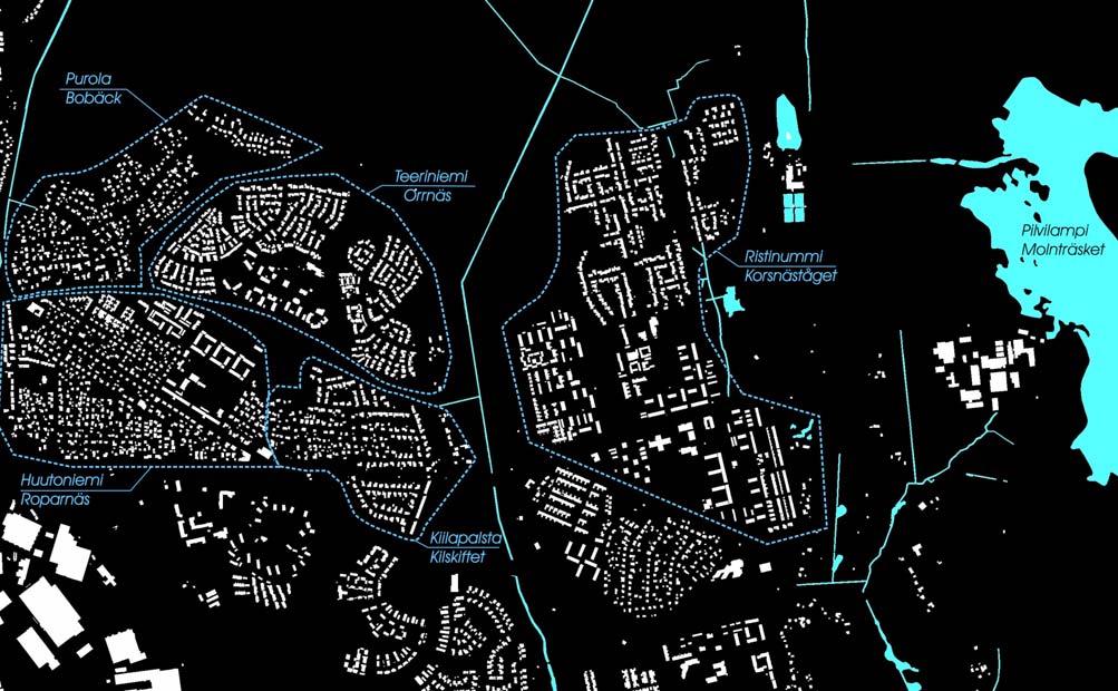 Purola-Teeriniemi-Huutoniemi-Kiilapalsta-Aaltopuisto-Pappilanmäki-Ristinummi-Alkula, rakennuskanta 2008. 3.