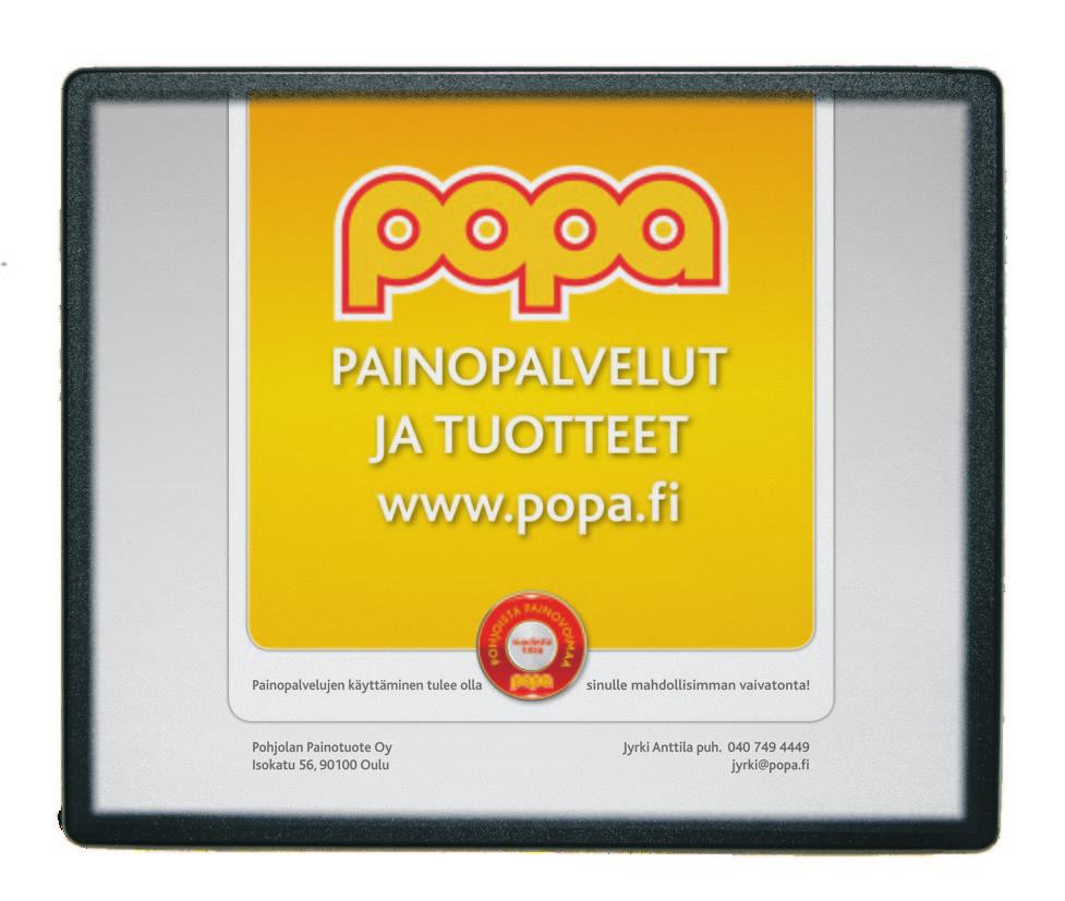 1 kpl 2-5 työpäivää 10 111 Hiirimatto Materiaali: 240 x 200 x 2mm mattapintainen kovamuovi 1 kpl 2-5 työpäivää 10