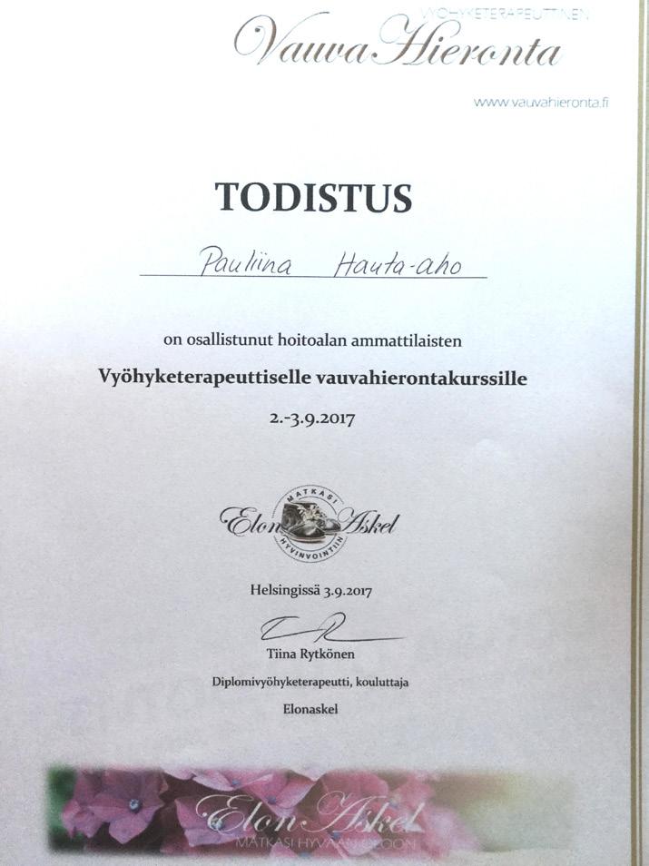Vauvahieronnan hyötyjä: Apua vatsavaivoihin Rentouttaa vauvaa Pidentää unia ja parantaa unen laatua Vahvistaa immuunipuolustusta Lisää vauvan tyytyväisyyttä Onko tutkimuksia aiheesta olemassa?