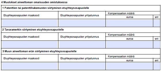 2018 tietosisältömuutokset Liitelomake 78 jatkuu: