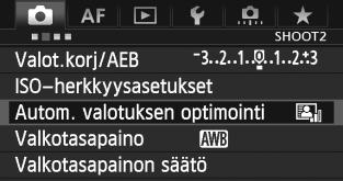 3 Kirkkauden ja kontrastin automaattinen korjausn Jos kuva näyttää liian tummalta tai kontrasti liian heikolta, kuvan kirkkautta ja kontrastia voidaan korjata automaattisesti.