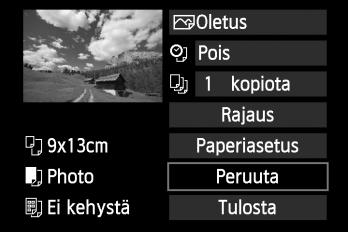 wtulostus Näyttö ja asetukset vaihtelevat tulostimen mukaan. Jotkin asetukset eivät ehkä ole käytettävissä. Lisätietoja on tulostimen käyttöoppaassa.