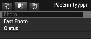 wtulostus QPaperikoon määrittäminen Valitse tulostimeen asetetun paperin koko ja paina <0>-painiketta.