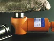 All jacks feature a safety valve on the pump side of the circuit that releases at 825