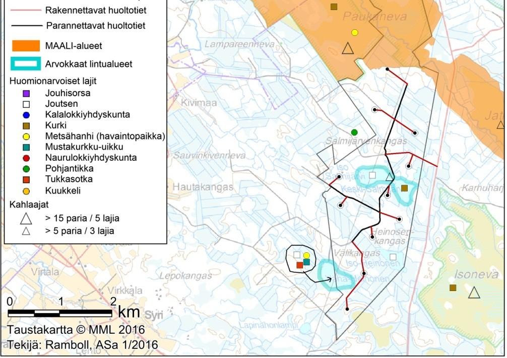 Havainnointia kertyi yhteensä noin 674 tuntia.