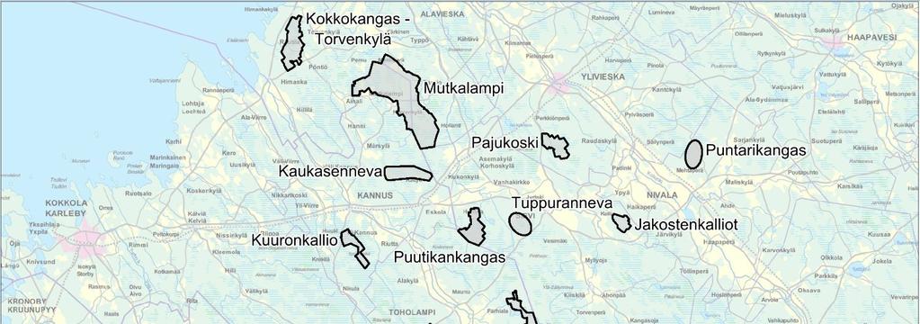 Kuva 22. Lähialueen tuulivoimahankkeet. 2.4 Suunnittelutilanne 2.4.1 Keski-Pohjanmaan maakuntakaava Toholampi ja Lestijärvi kuuluvat Keski-Pohjanmaan liiton alueeseen.