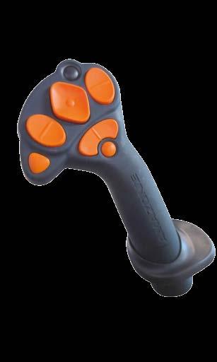 Ohjaus ISOBUS-käyttöpäätteet 12 13 Joystick AmaPilot Erityisen kätevää on puomiston ja venttiilistön toimintojen ohjaaminen AmaPilot-joystickillä.