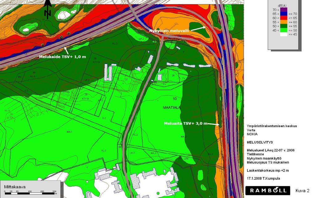 Ramboll Finland Oy on laatinut Pitkäniemen alueelle ympäristömeluselvityksen 21.1.2008.