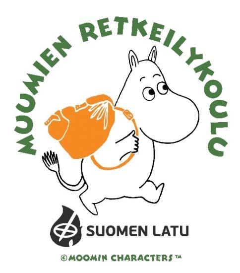 Lapset jaettiin muutamaan ryhmään, jotka sitten vetäjien johdolla viettivät pienen leikkihetken lähimetsässä.