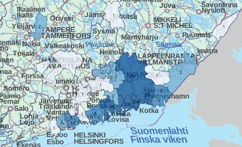 Pyhtäälle pendelöivät 2014