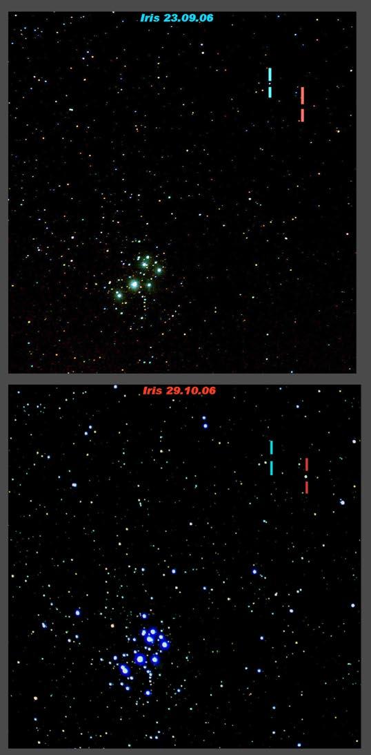 Asteroidi Iris Asteroidi Iris 23.09. n. klo 23.30. Seuranta EQ5:llä n. 7min, Nikon D70S ISO 800- asetuksin. Linssi 70.