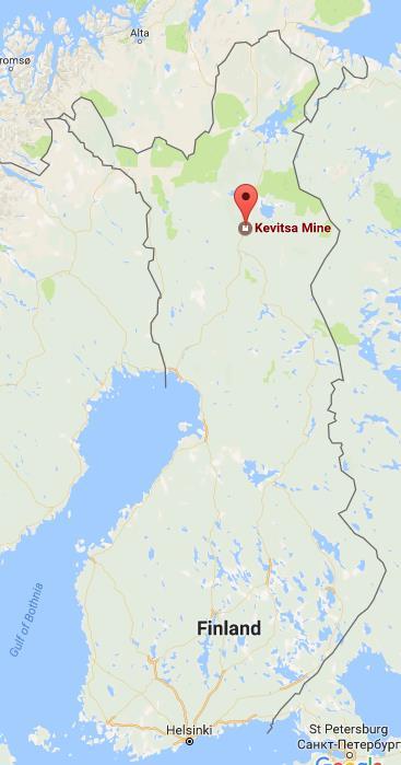 9 2 AVOLOUHOS 2.1 Kevitsan avolouhos Kevitsan kupari- ja nikkelikaivos sijaitsee Pohjois-Suomessa Sodankylän kunnassa.