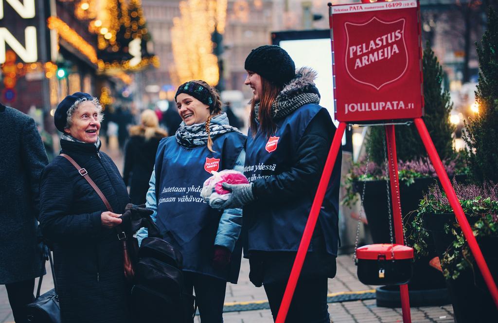 JOULUPATA-KERÄYS ON SUOMEN ITSENÄISYYDEN AIKANA MUUTTUNUT Joulupata-keräyksen lahjoitukset ja tarpeet ovat muuttuneet 111 vuoden aikana Joulupata-keräys järjestetään ympäri maailmaa yli 30 maassa ja