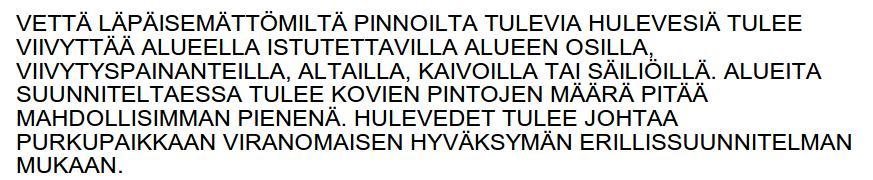 21 5.3.2 Muut alueet Virkistysalueet Suunnittelualueen pohjoisosaan lisätään yhtenäinen virkistysalue, koska Poropolun katuyhteys Kajaanintielle poistetaan.
