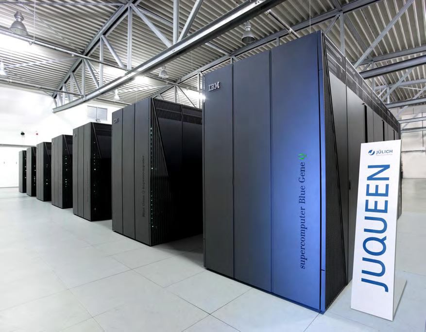 Jatkoa IBM Blue Gene/Q (JUQUEEN) supertietokone Forschungszentrum Jülichissä, Saksassa Numero 1 Euroopassa, TOP10 maailmassa Prosessori: IBM PowerPC A2, 1.