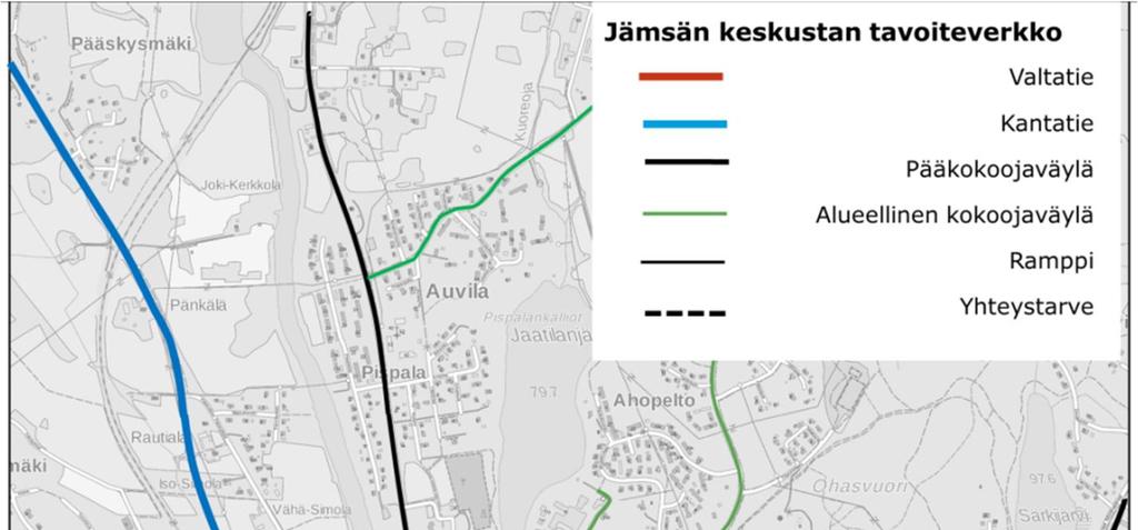 73 liikenneyhteydet saadaan korvattua. Uusi yhteys kulkisi Kaipolanväylältä Manulankadulle ja edelleen Saarentielle, alittaen valtatien 9.