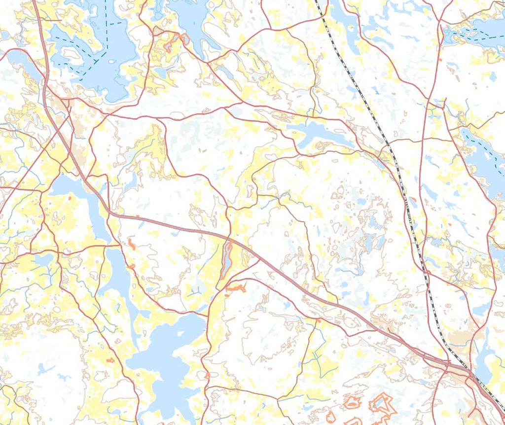 Valtatien 3 parantaminen välillä Ylöjärvi Hämeenkyrö 9 NYKYTILANNE JA ONGELMAT Ohituskaistat Koko tarkasteltavalla tieosuudella on yksi ohituskaistaosuus kumpaankin suuntaan Hämeenkyrön puolella.