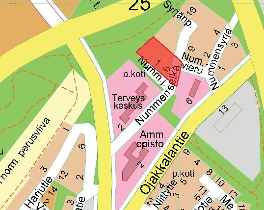 Ot 8 V 43 Pappilan asemaaavamuutosen sijainti Vihdin ironylällä, aavarajaus sivulla Helminharjun asemaaava-alueen sijainti Otalammella, aavarajaus sivulla 3 N 63 Tuohivehmaan asemaaava Kaavan