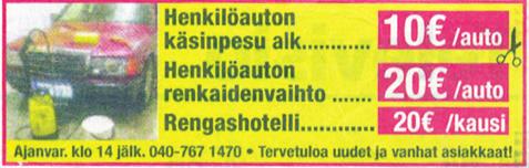 Keskustie 3 Centrumvägen MUSTASAARI 65610 KORSHOLM Phone: +358