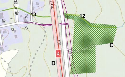Törmäpääsky kaivaa vuosittain uudet pesäkolot samalle alueelle. Törmäpääsky on uhanalainen (VU) ja rauhoitettu laji. Alue on asemakaavoitettu.