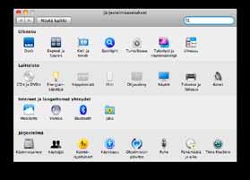 Mac OS X Safari 1. Avaa Omenavalikosta Järjestelmäasetukset (System Preferences). 6.1.1. Windows 2. Avaa Verkko (Network). 2. Avaa Verkko. 7.