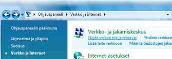 Klikkaa Internet-protokolla Version 4 (TCP/IPv4) -tekstiriviä ja valitse Ominaisuudet. Huom!