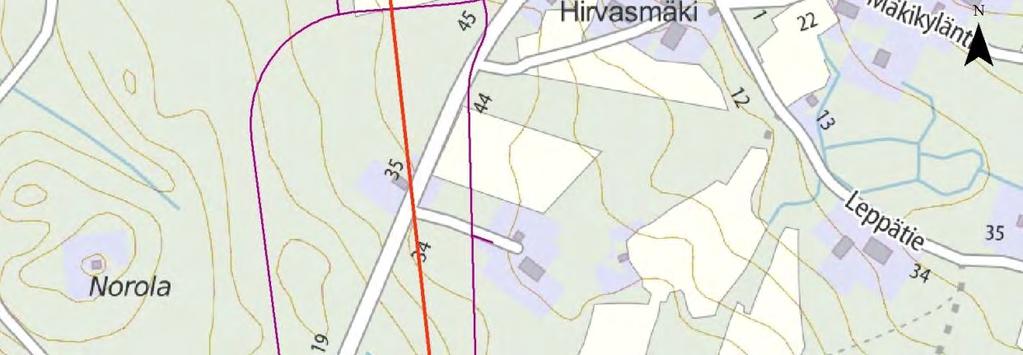Vesikasvillisuuden ilmaversoisvyöhyke on melko kapea.