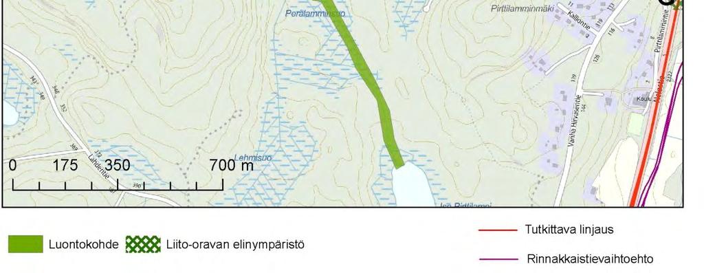 perusteella luonnontilaiselta koko matkaltaan, vaikkakin siihen laskee useita kaivettuja