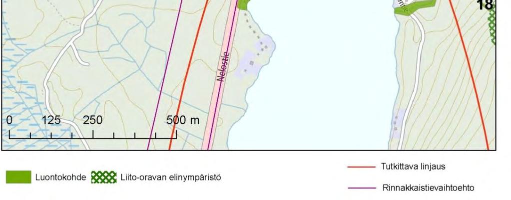 (VU). Lehto sijoittuu aivan nykyisen valtatien reunalle Aholan tilan tien pohjoispuolelle. Puron varressa kasvaa kotkansiipeä ja kasvillisuus on muutoinkin saniaisvaltaista.