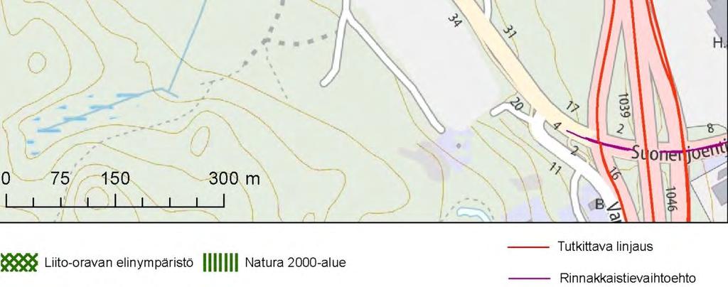 pohjoisosassa havaittiin vuonna 2012 noin 30 törmäpääskyparin (Riparia riparia) pesimäyhdyskunta.