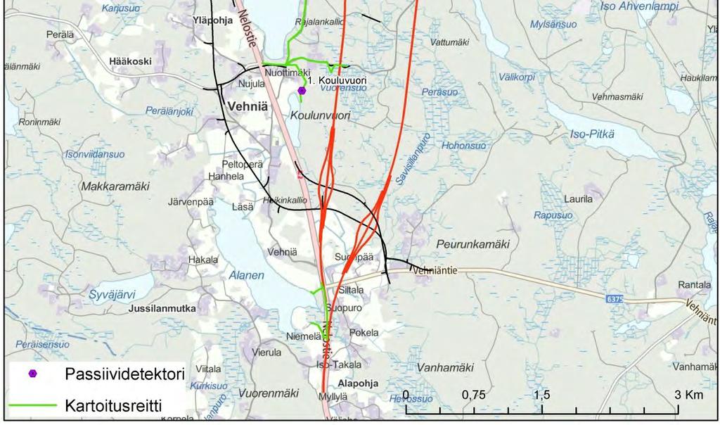 Lisääntymis- tai levähdyspaikka Ehdottomasti säilytettävä, häirintä tai heikentäminen luonnonsuojelulaissa kielletty - Hävittämiselle tai heikentämiselle haettava lupa paikalliselta