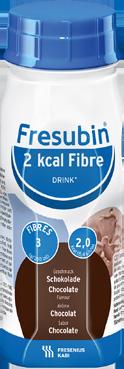 Maitopohjainen täysipainoinen Fresubin 2 kcal Fibre DRINK Makuvaihtoehdot: Cappuccino Suklaa Sitruuna Energiatiheä täydennysravintovalmiste, jossa on paljon proteiinia. Sisältää kuitua.
