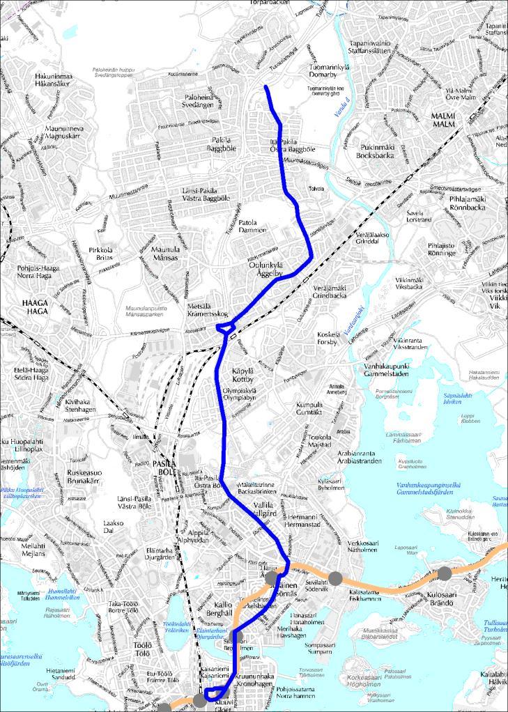 Linja 64 Rautatientori Oulunkylä Itä-Pakila Tuomarinkylä Linja 64 Ruuhka Päivä/Ilta Hiljainen aika La, päivä Su, päivä Vuoroväli, min 12 20 20 20 20 Minimikierrosaika, min 90 81 70 81 70