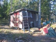 ilmeisimmin oli nyt meidän tontilla 5 10 cm kerroksena.