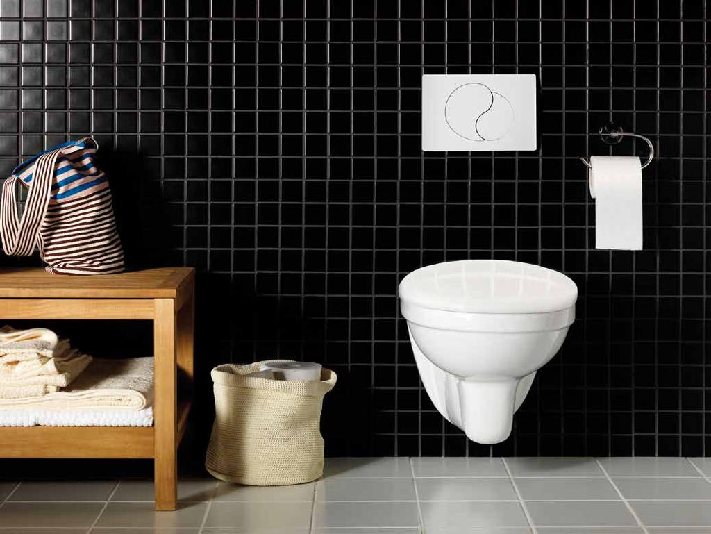 HAFA WALL Seinään kiinnitettävä wc-istuin.