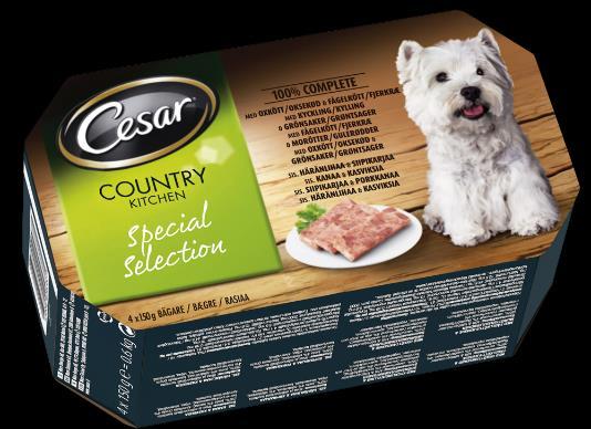 CESAR COUNTRY 4X150G SPECIAL SELECTION MUREKE Everyday