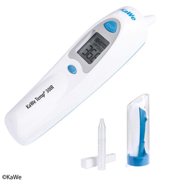 MITTAUSVÄLINEET KaWe Temp 10S kuumemittari, standard Tarkka mittaustulos Mittausalue: 32,0 42,9 C Mittaustarkkuus: ±0,1 C mittausalueella 35,5 42,0 C Näyttö: iso ja helposti luettava nestekidenäyttö