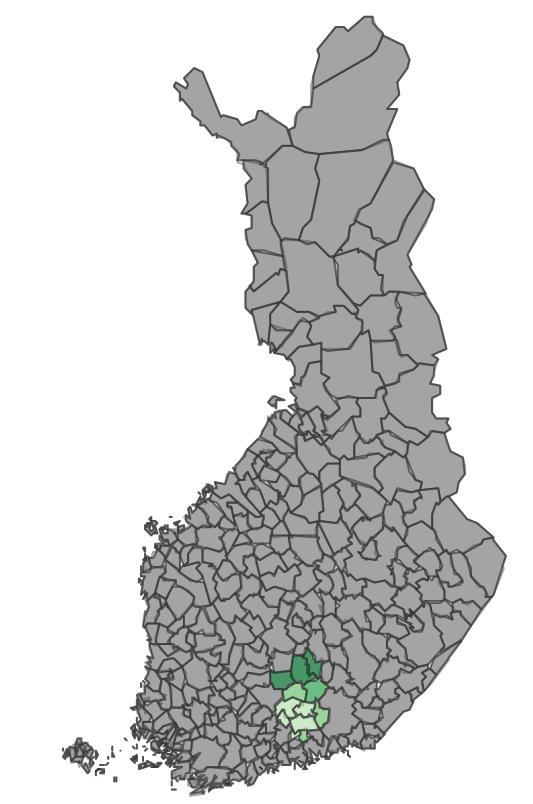 75 vuotta täyttäneet, %