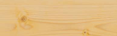 2 massiivipuutyyppiä Decograin-pinnat Teräslamellien ulkopuolen puukuvioinnin UV-kestävä muovinen kalvopinta näyttää luonnolliselta yksityiskohtaisesti piirrettyjä puun syitä myöten.