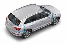 88 Varusteet Valot Muotoilu Ohjauspyörät / käyttöelementit Mukavuus Infotainment Avustavat järjestelmät Tekniikka / turvallisuus Avustavat järjestelmät Alusta / jarrut Tekniikka / turvallisuus Audi