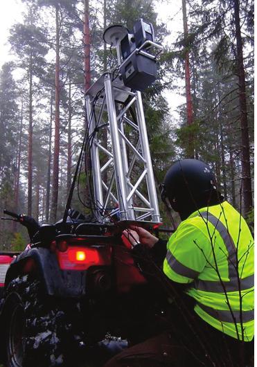 Evo testikenttä seuraavan sukupolven metsävaratiedon keräämiseen Alueen koko 4 km x