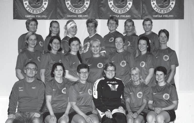 NAISET IV DIV Tiikeri naisten III joukkue pelaa nyt toista kautta valmentaja Tomi Aaltosen komennossa.