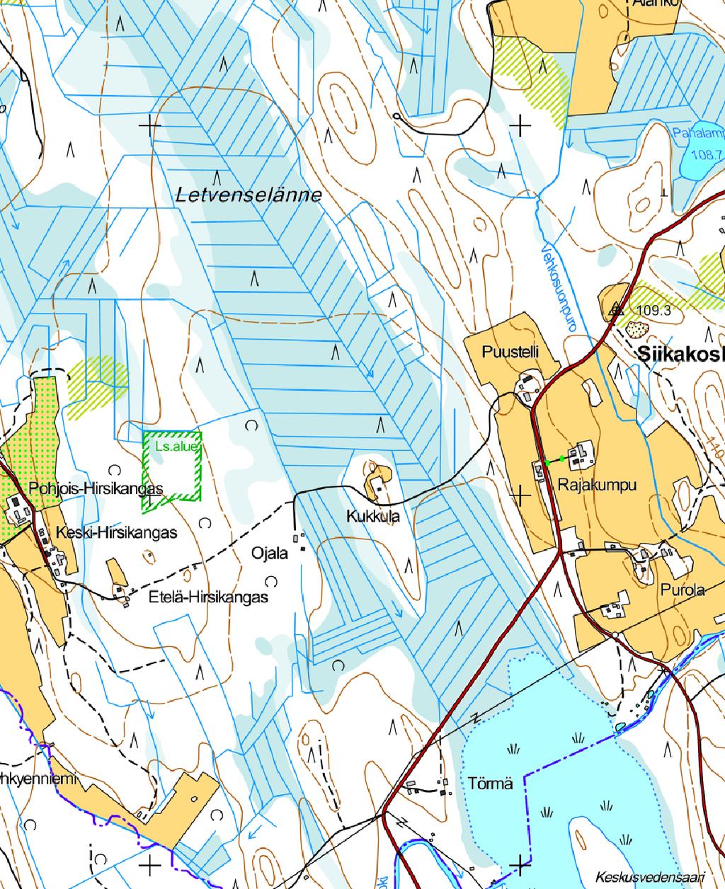 Peruskartta Mittakaaa 1:10000 1